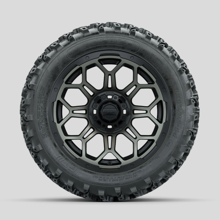 GTW Bravo Bronze/Black 14 in Wheels with 23x10.00-14 Rogue All Terrain Tires - Full Set