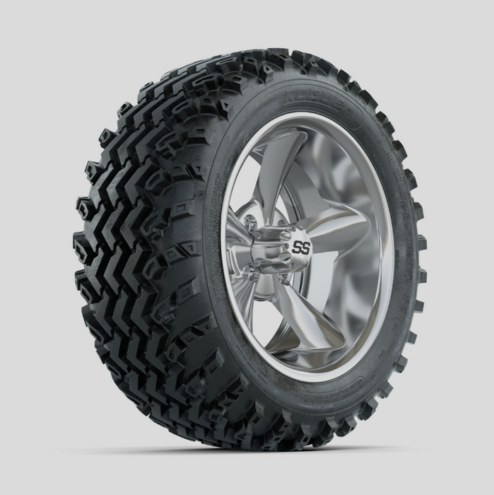 GTW Godfather Matte Grey 14 in Wheels with 23x10.00-14 Rogue All Terrain Tires - Full Set