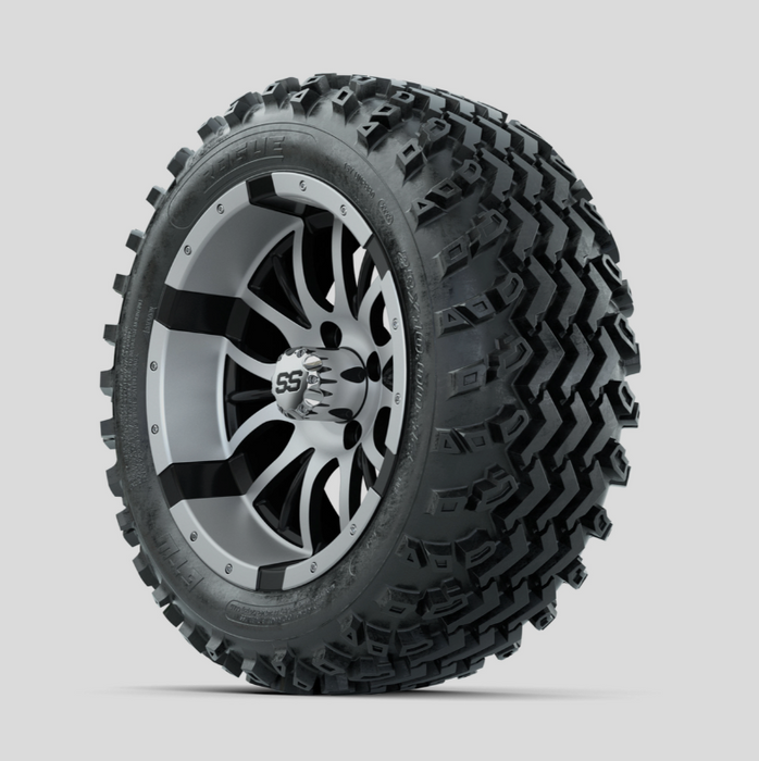 GTW Diesel Machined/Black 14 in Wheels with 23x10.00-14 Rogue All Terrain Tires - Full Set