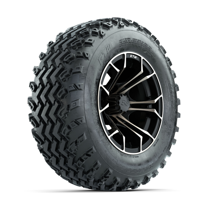 GTW Spyder Bronze/Matte Black 12 in Wheels with 23x10.00-12 Rogue All Terrain Tires - Full Set