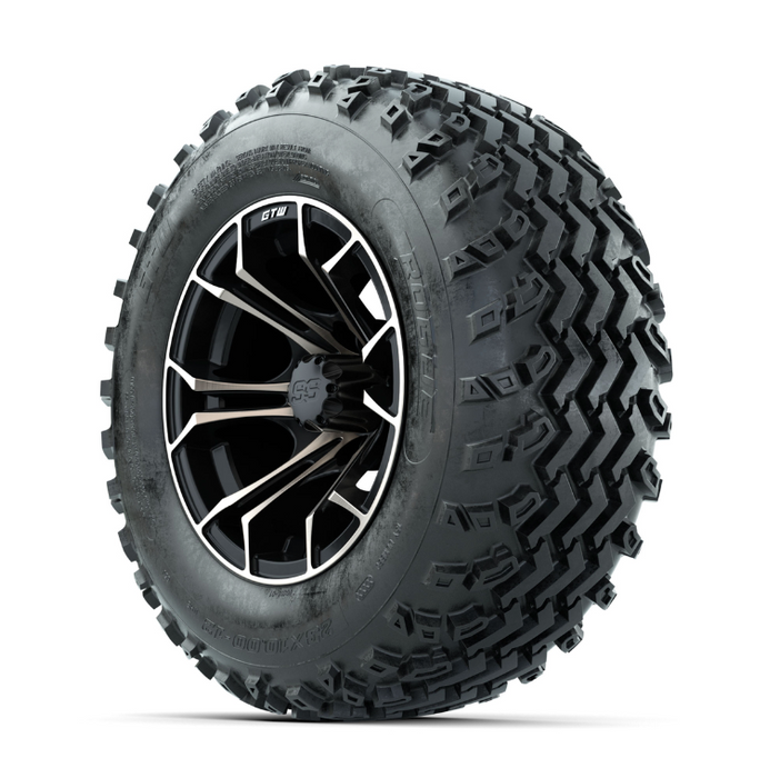 GTW Spyder Bronze/Matte Black 12 in Wheels with 23x10.00-12 Rogue All Terrain Tires - Full Set