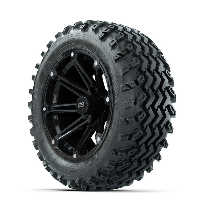 GTW Element Black 14 in Wheels with 23x10.00-14 Rogue All Terrain Tires - Full Set