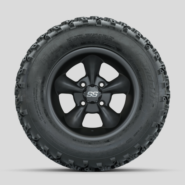 GTW Godfather Matte Grey 12 in Wheels with 23x10.00-12 Rogue All Terrain Tires - Full Set
