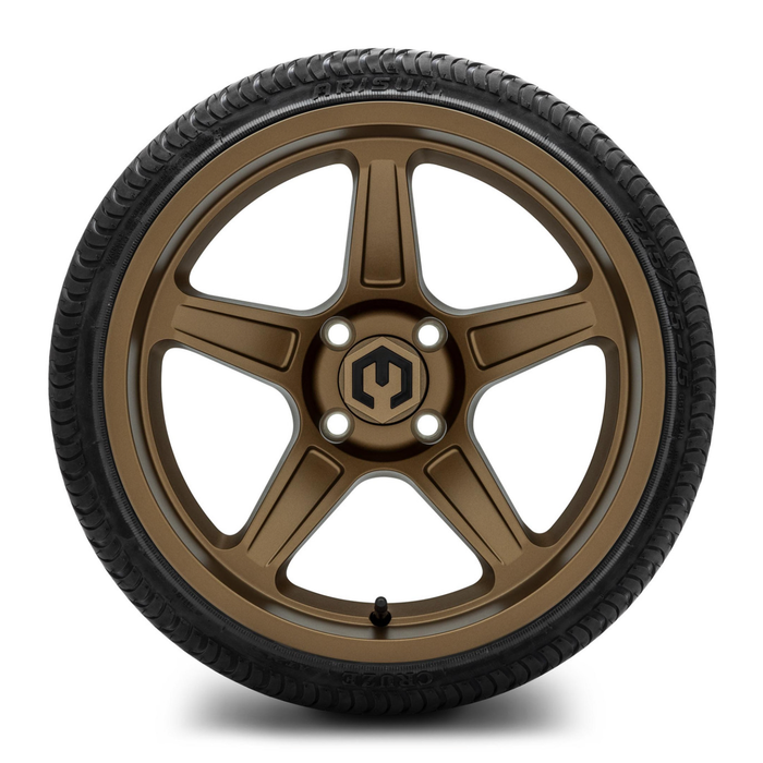 MODZ® 15-Inch Drift Matte Bonze Wheels & 20.5-Inch Arisun Cruze Street Tires Combo