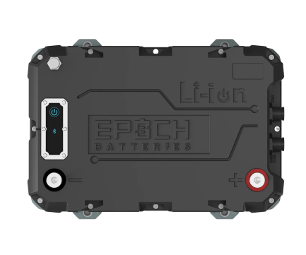 Epoch Batteries 24V 100Ah LiFePO4 Lithium Battery - Bluetooth, Heating, Waterproof