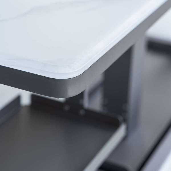Forno Cinetico Smart Dining Table  - Sandstone Black or White (FDTFR7044-86)