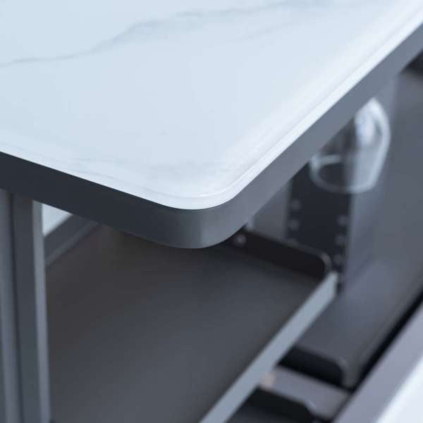 Forno Elevato Smart Bar Table - Sandstone Black or White (FBTFR7037-72)
