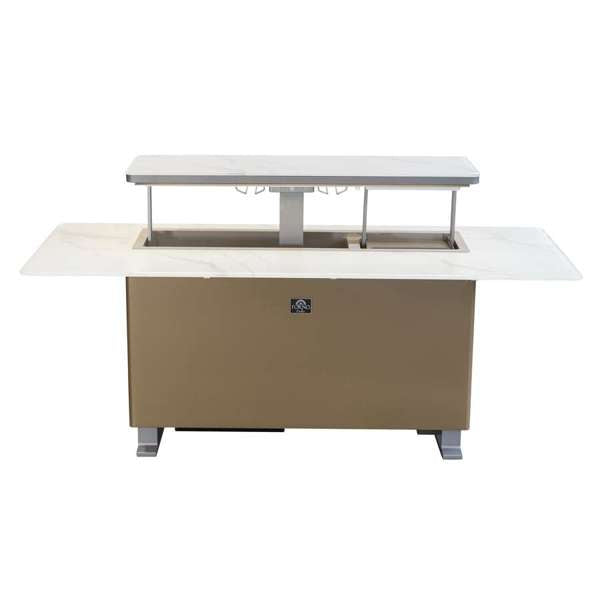 Forno Elevato Smart Bar Table - Sandstone Black or White (FBTFR7037-72)