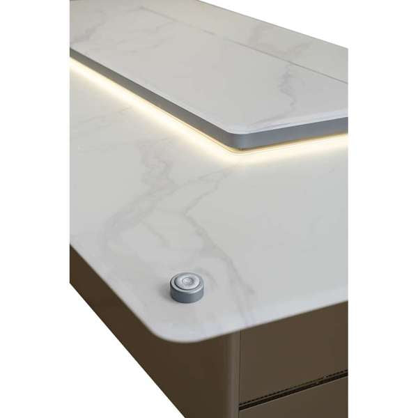 Forno Elevato Smart Bar Table - Sandstone Black or White (FBTFR7037-72)