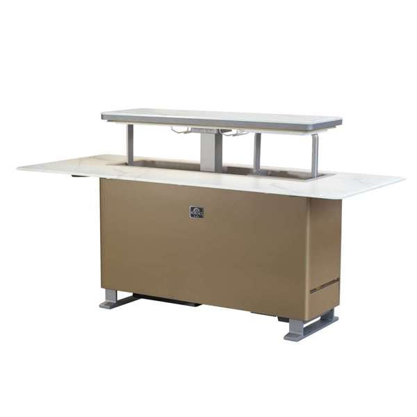Forno Elevato Smart Bar Table - Sandstone Black or White (FBTFR7037-72)