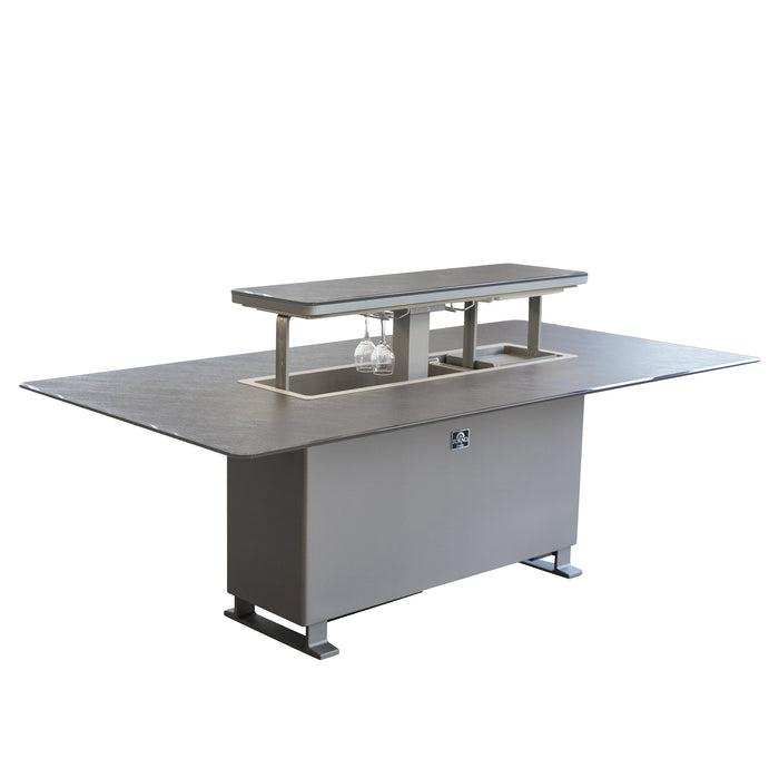 Forno Cinetico Smart Dining Table  - Sandstone Black or White (FDTFR7044-86)