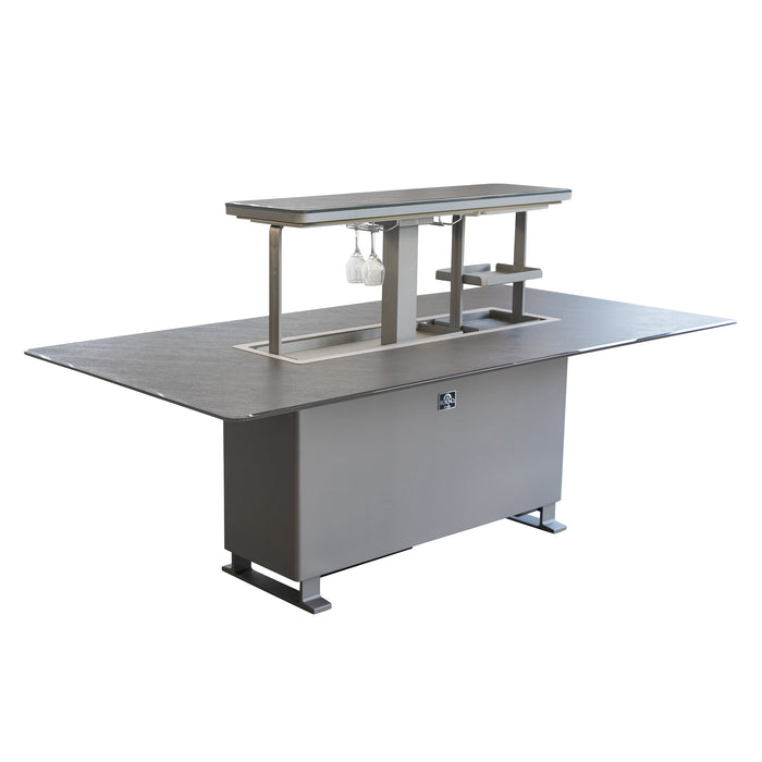 Forno Cinetico Smart Dining Table  - Sandstone Black or White (FDTFR7044-86)
