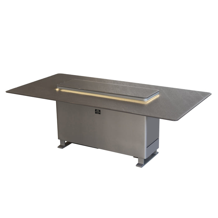 Forno Cinetico Smart Dining Table  - Sandstone Black or White (FDTFR7044-86)