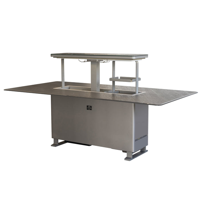 Forno Cinetico Smart Dining Table  - Sandstone Black or White (FDTFR7044-86)