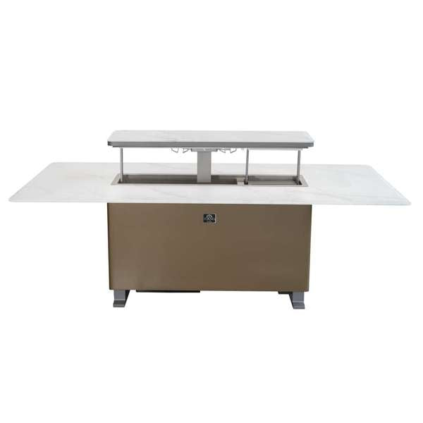 Forno Cinetico Smart Dining Table  - Sandstone Black or White (FDTFR7044-86)