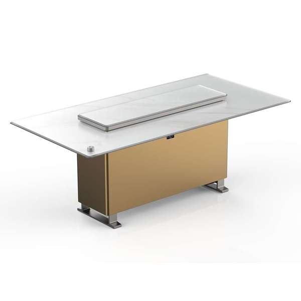 Forno Cinetico Smart Dining Table  - Sandstone Black or White (FDTFR7044-86)