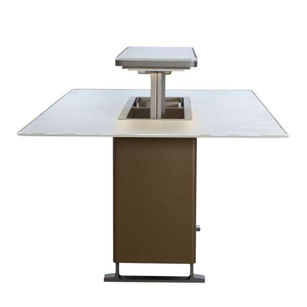 Forno Cinetico Smart Dining Table  - Sandstone Black or White (FDTFR7044-86)