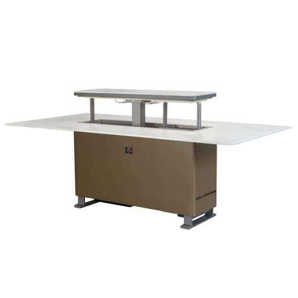 Forno Cinetico Smart Dining Table  - Sandstone Black or White (FDTFR7044-86)