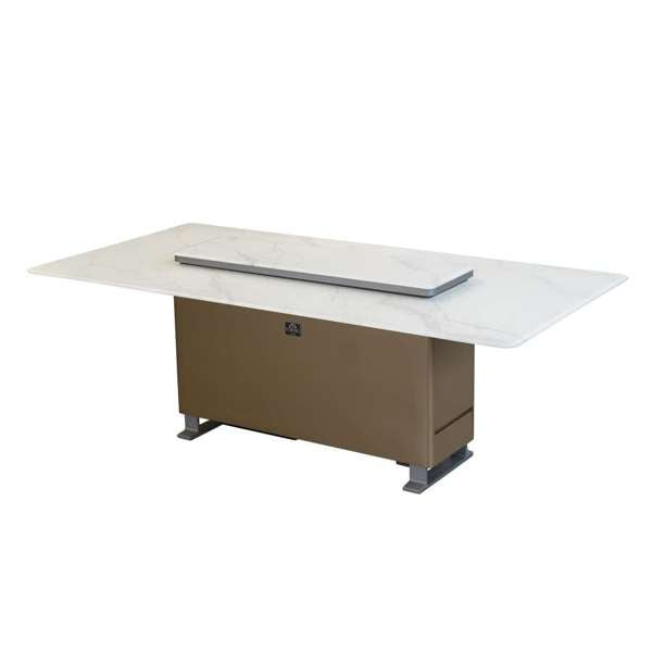 Forno Cinetico Smart Dining Table  - Sandstone Black or White (FDTFR7044-86)