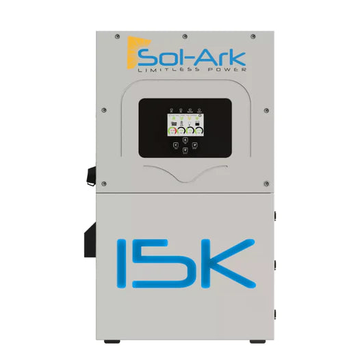 2 x Sol-Ark 15K 120/240/208V 48V [All-In-One] Pre-Wired Hybrid Solar Inverters | 10-Year Warranty