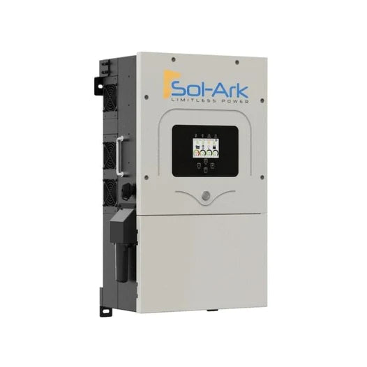 Sol-Ark 5kW Hybrid On/Off-Grid Inverter | Up to 6,500W PV Solar Panels, 5-Year Standard Warranty, Indoor/Outdoor NEMA-3R