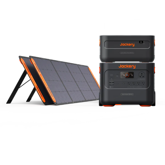 Jackery SG4000 Solar Kit + 200W x 2 1* E2000Plus+ 1* Battery Pack + 2*200W