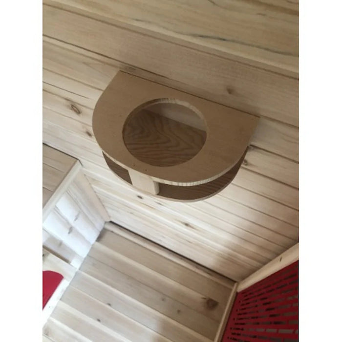 SunRay Grandby 3 Person Outdoor Infrared Sauna with Ceramic Heaters