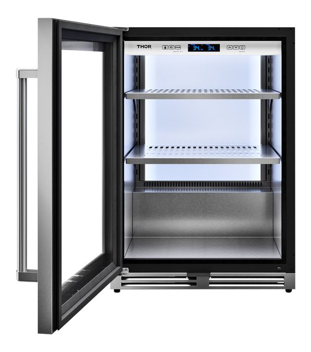 Thor Kitchen 24" Professional Undercounter Beverage Cooler (TBR24U)