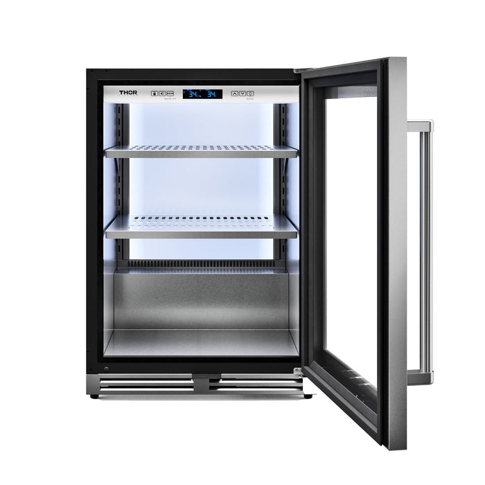 Thor Kitchen 24" Professional Undercounter Beverage Cooler (TBR24U)