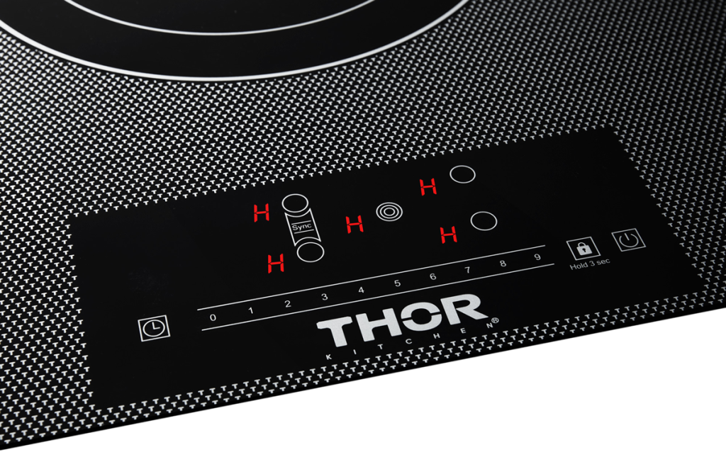 Thor Kitchen 36 In. Professional Electric Cooktop with 5 Burners in Black (TEC36)