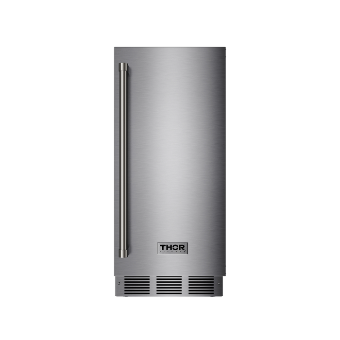 Thor Kitchen 15" Gourmet Ice Maker with Drain Pump in Stainless Steel (TIM1502)