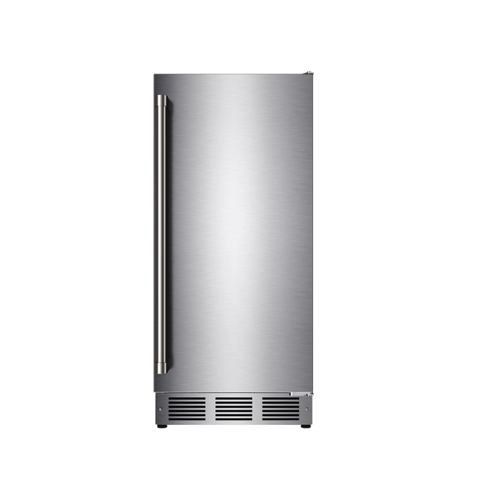 THOR Kitchen 15" Indoor/Outdoor Ice Maker with Drain Pump in Stainless Steel (TIM1511)
