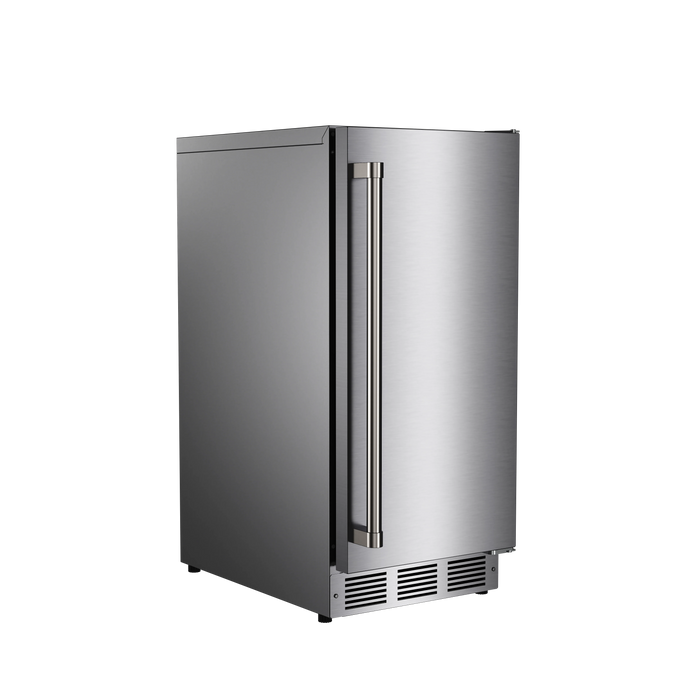THOR Kitchen 15" Indoor/Outdoor Ice Maker with Drain Pump in Stainless Steel (TIM1511)