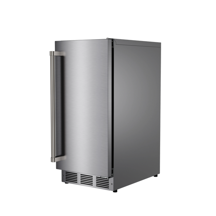 THOR Kitchen 15" Indoor/Outdoor Ice Maker with Drain Pump in Stainless Steel (TIM1511)