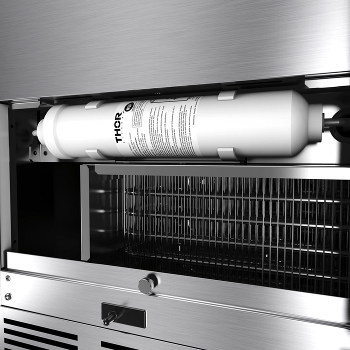 THOR Kitchen 15" Indoor/Outdoor Ice Maker with Drain Pump in Stainless Steel (TIM1511)