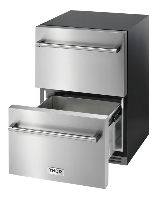 Thor Kitchen 24" 5.4 cu. ft. Indoor or Outdoor Refrigerator Drawer (TRF24U)