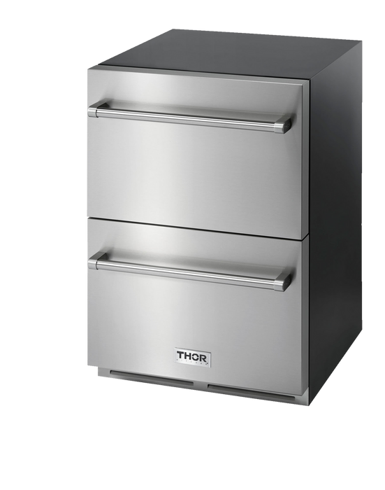 Thor Kitchen 24" 5.4 cu. ft. Indoor or Outdoor Refrigerator Drawer (TRF24U)