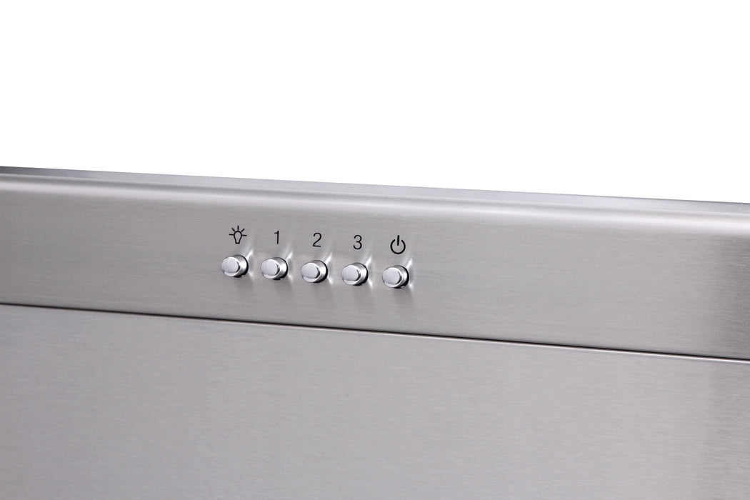 Thor Kitchen 36" Professional Range Hood, 11" Tall in Stainless Steel (TRH3606)