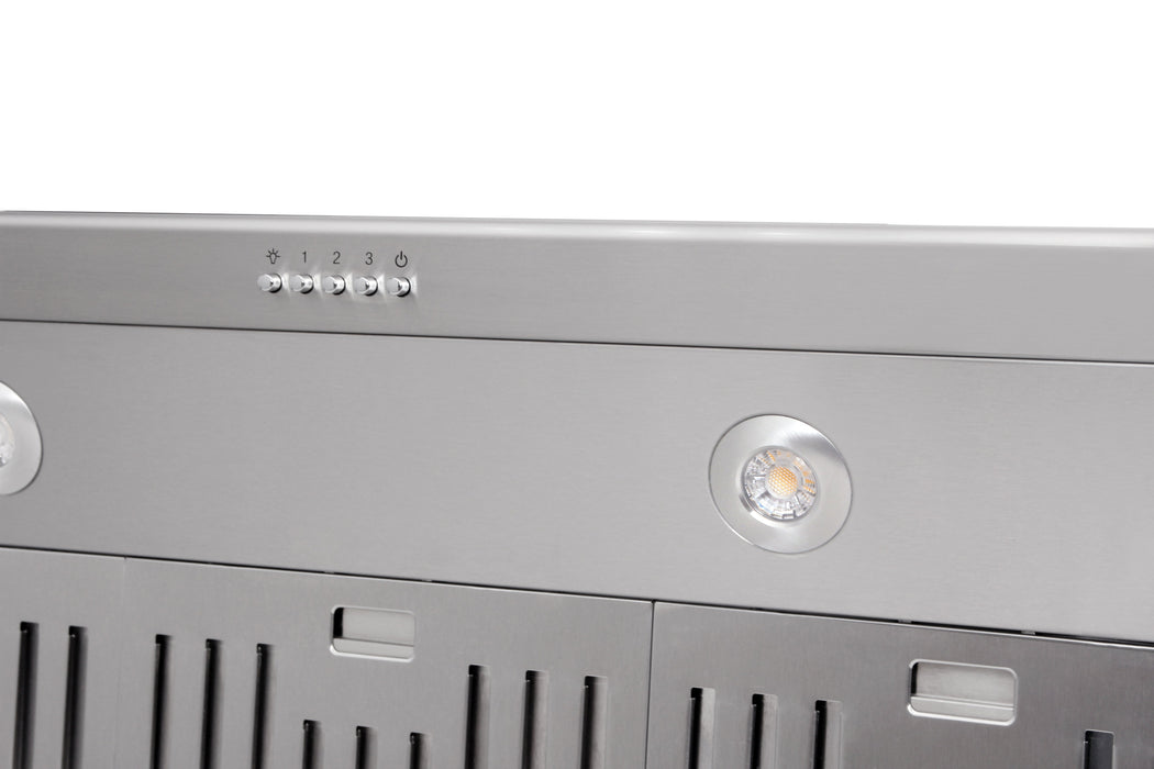 Thor Kitchen 36" Professional Range Hood, 11" Tall in Stainless Steel (TRH3606)