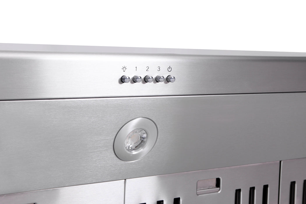 Thor Kitchen 48" Professional Range Hood, 16.5" Tall in Stainless Steel (TRH4805)