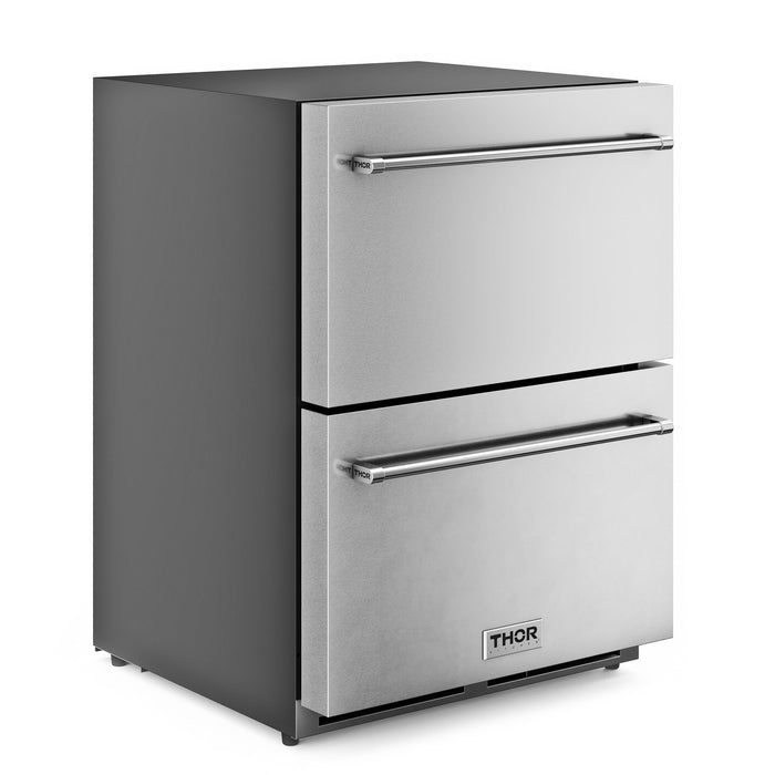 Thor Kitchen 24" Indoor or Outdoor Professional Freezer Drawer, TRZ24U