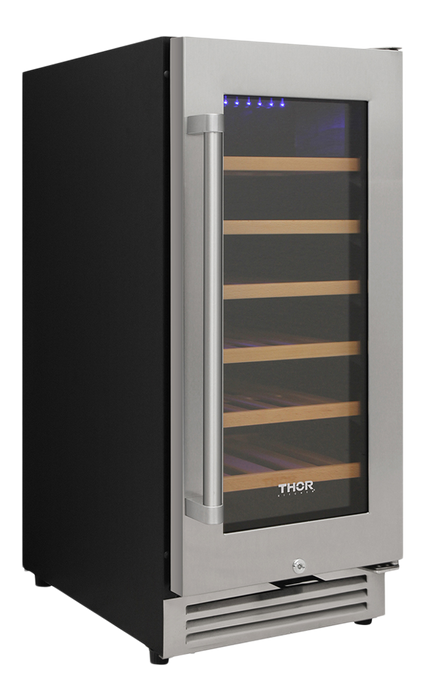 Thor Kitchen 15" Single Zone Wine Cooler - 33 Bottle Capacity (TWC1501)