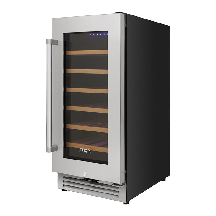 Thor Kitchen 15" Single Zone Wine Cooler - 33 Bottle Capacity (TWC1501)