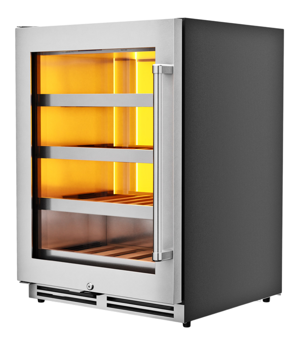 Thor Kitchen 24" 45 Single Zone Wine Cooler - 45 Bottle Capacity with Backlight (TWC24UL)