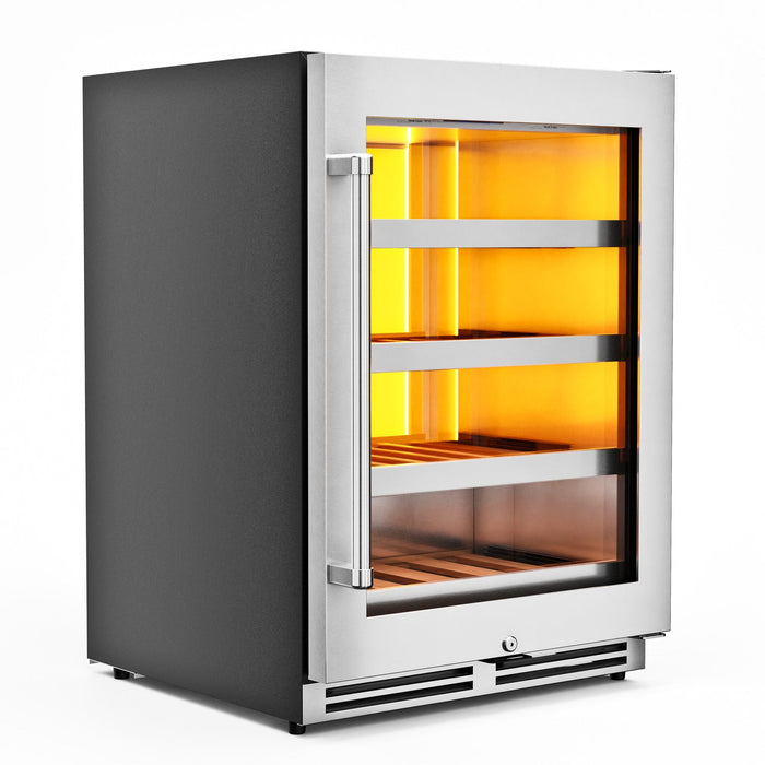 Thor Kitchen 24" 45 Single Zone Wine Cooler - 45 Bottle Capacity with Backlight (TWC24UL)