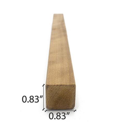 Prosaunas Thermo-Aspen 1x1 (21mm x 21mm) S4SEE SHP Sauna Wood