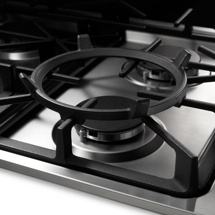 Thor Kitchen 36 in. Drop-in Natural Gas Cooktop With 6 Burners in Stainless Steel - LP Convertible (TGC3601)