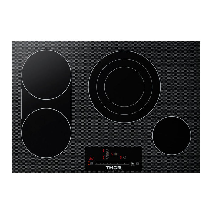 Thor Kitchen 30 In. Professional Electric Cooktop With 4 Burners in Black (TEC30)