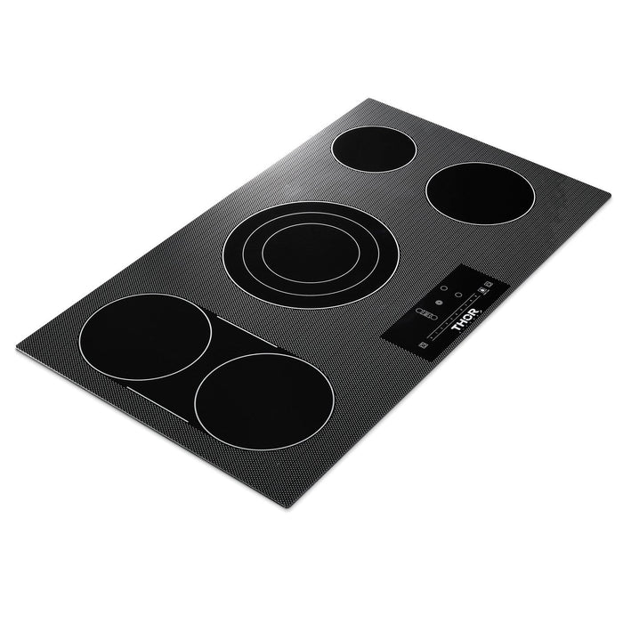 Thor Kitchen 36 In. Professional Electric Cooktop with 5 Burners in Black (TEC36)