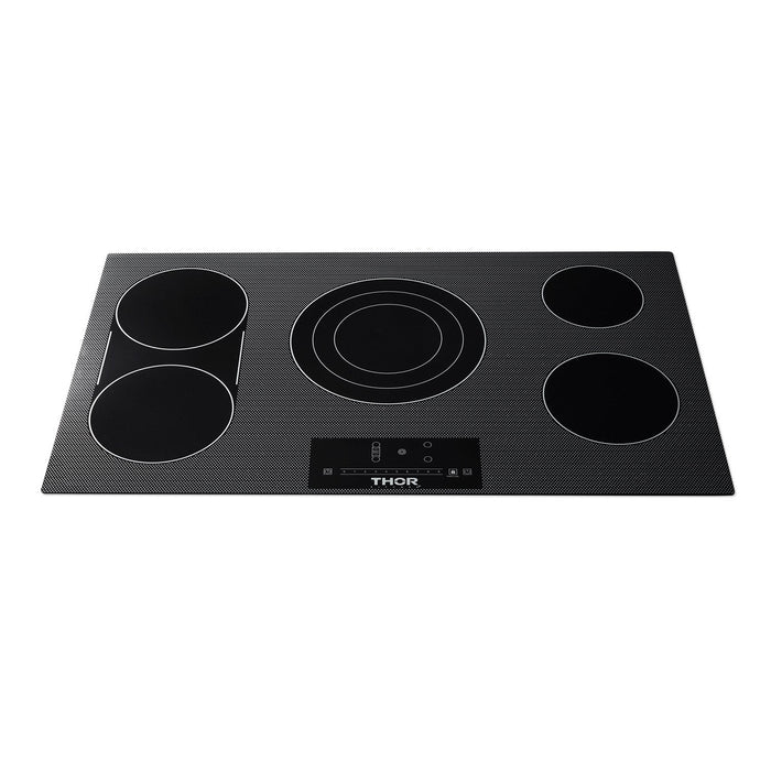Thor Kitchen 36 In. Professional Electric Cooktop with 5 Burners in Black (TEC36)